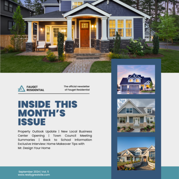 Blue Modern Real Estate Newsletter